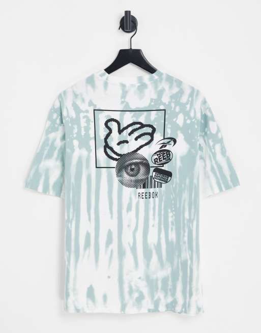 Reebok Classics – Niebieskoszary letni T-shirt