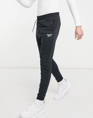 Joggers Reebok Classics - Pantalon de jogging à petit logo - Noir