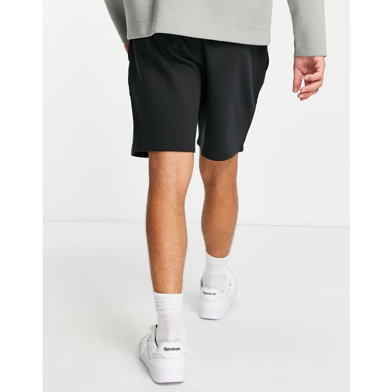 Activewear Uomo Reebok Classics - Pantaloncini della tuta con logo piccolo neri