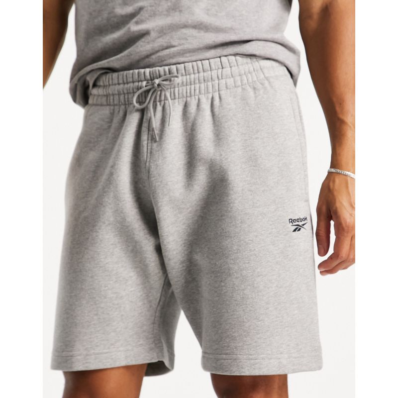 Pantaloncini Activewear Reebok Classics - Pantaloncini della tuta grigi con logo piccolo