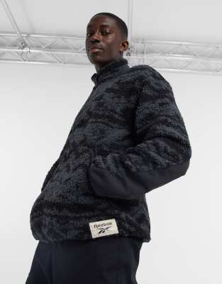 reebok fleece coats & jackets