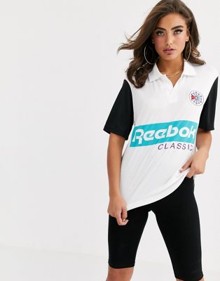 Reebok Classics retro jersey polo shirt 