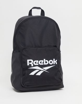Reebok Classics – Rucksack in Schwarz mit großem Logo