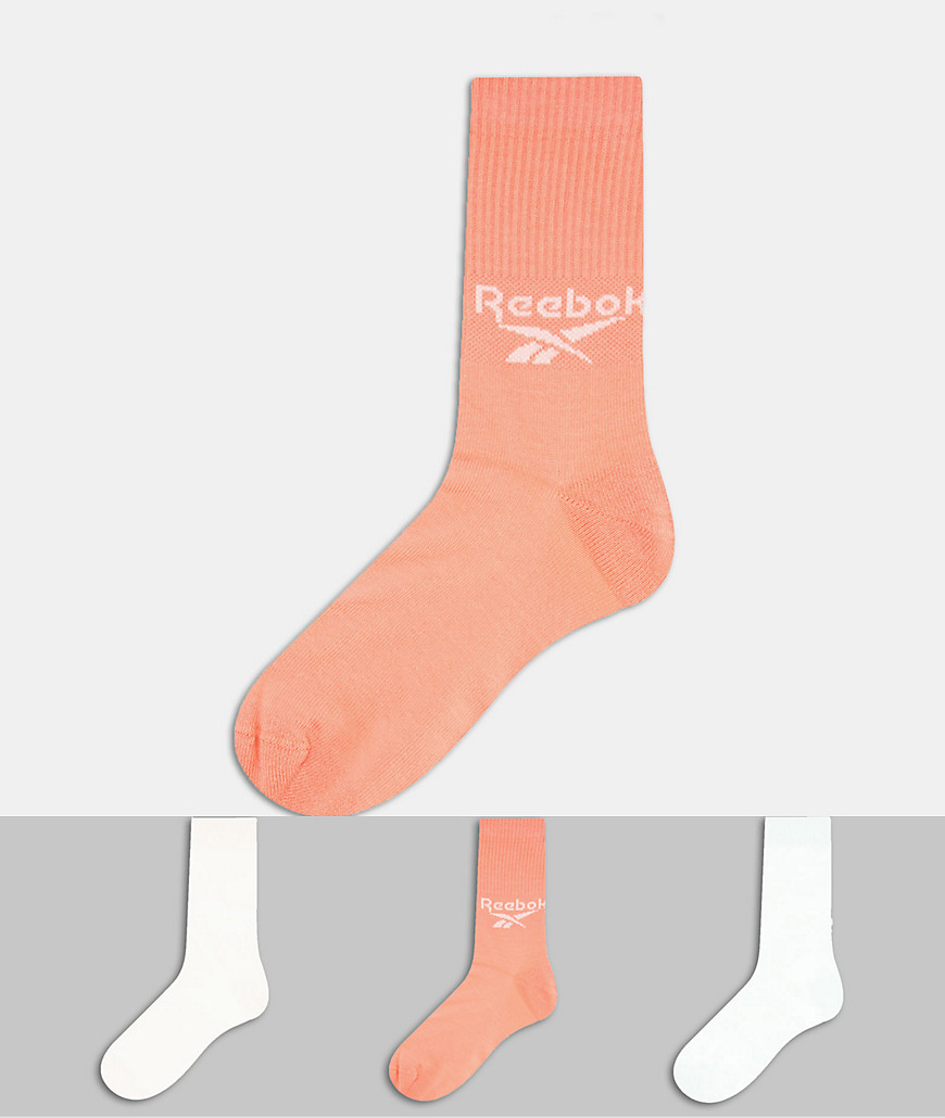 Reebok Classics - Set van 3 paar sokken in verschillende pastelkleuren-Verschillende kleuren