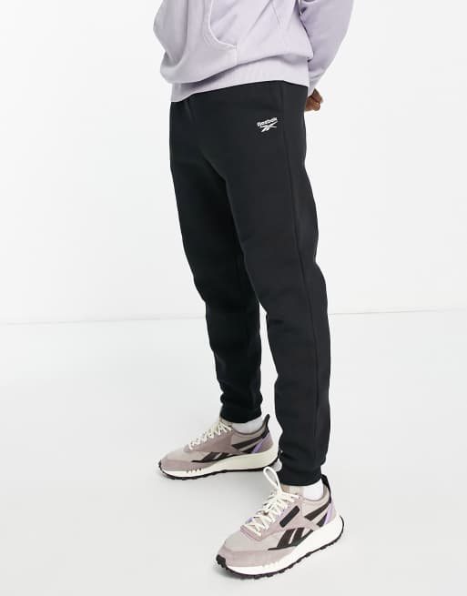 Reebok Classics small logo joggers in black