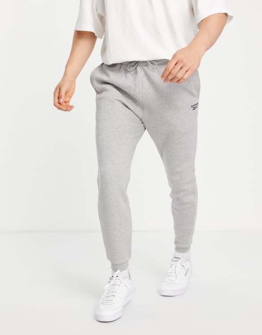 Reebok classic sweatpants clearance mens grey