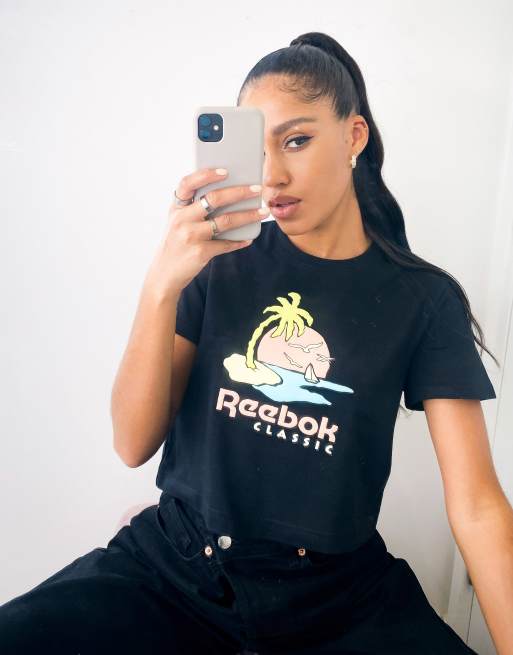 Reebok Classics - Summer Retreat - Sort T-shirt