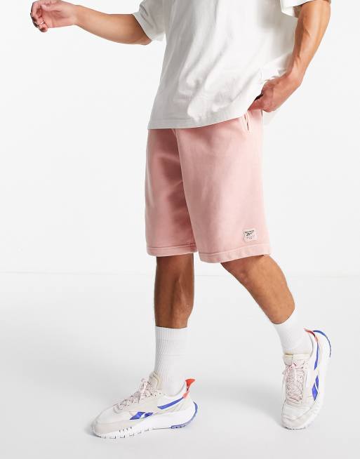 Reebok Classics sweat shorts in pastel pink PINK