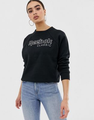 Reebok - Classics - Sweater met logo in zwart