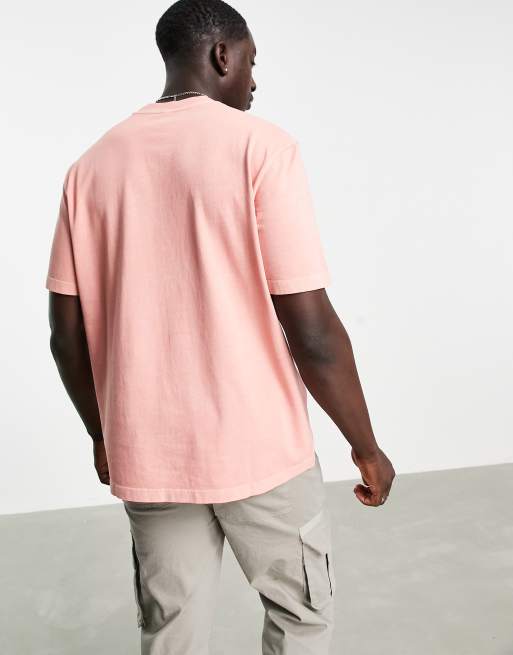 Reebok classic t shop shirts mens pink