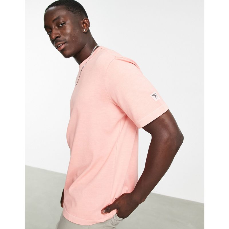Activewear Uomo Reebok Classics - T-shirt in tintura naturale rosa pastello
