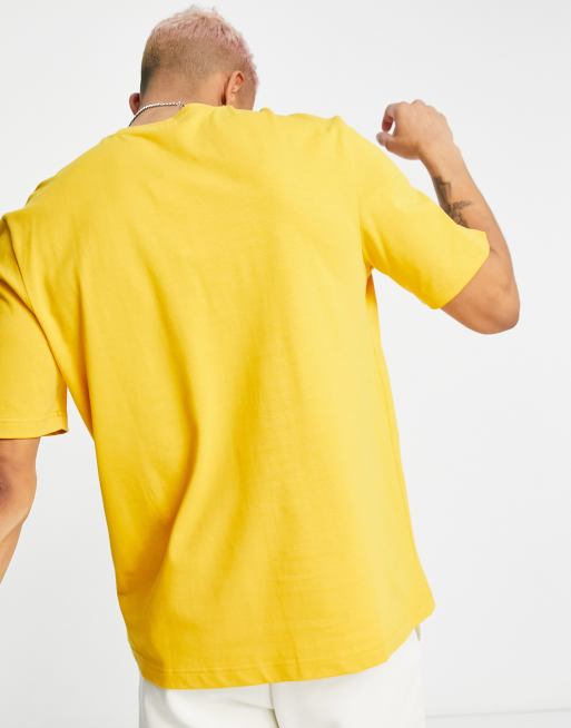 Reebok classic t on sale shirts mens yellow