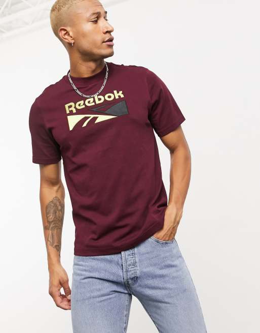 Reebok classic shop t shirt marron