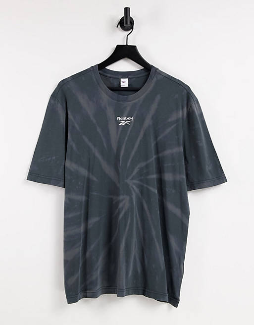 Reebok Classics tie dye t-shirt in black | ASOS