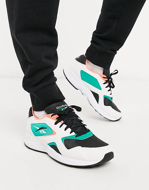 spy Punctuation Fore type Reebok Classics Torch hex sneaker in black | ASOS