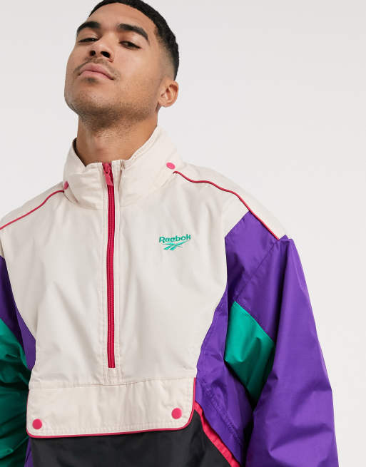 Reebok classic jacket clearance purple