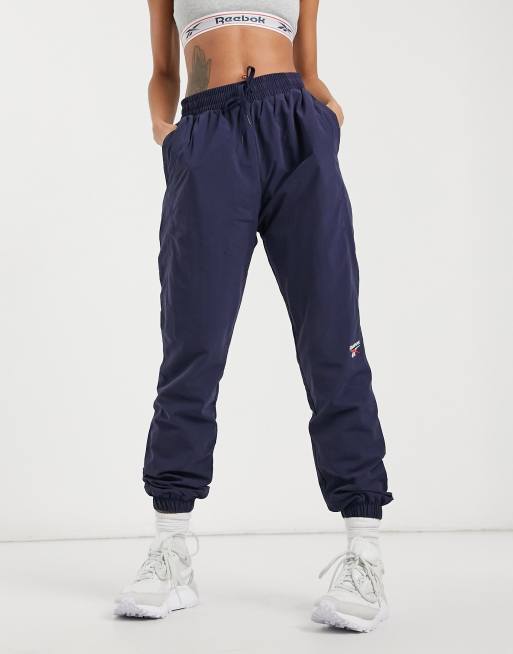 Reebok Baggy Fit Cuffed Leg Track Pants Trackies Tracksuit Bottom