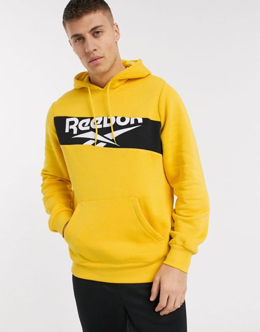 Reebok Classics Vector hoodie in yellow | ASOS