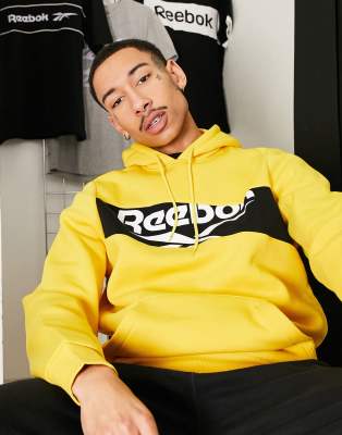 Reebok Classics Vector hoodie in yellow