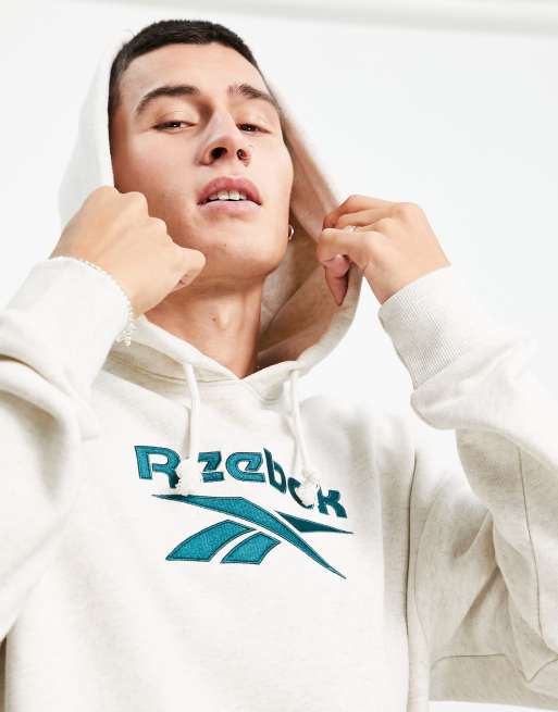 Reebok classic deals hoodie white