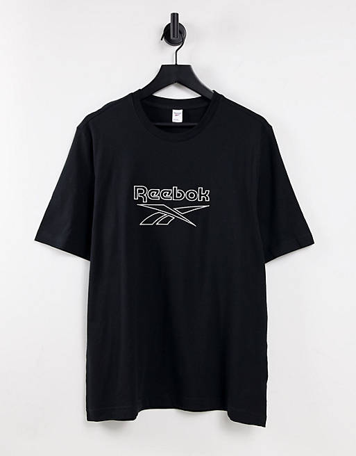 Reebok Classics vector logo t-shirt in black
