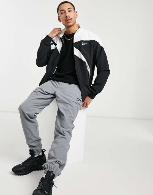 Reebok Classics Vector track jacket in black ASOS