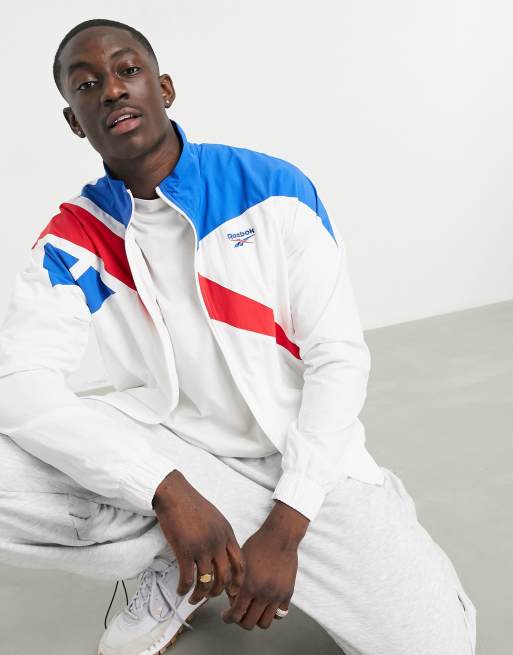 Reebok Classics Vector track jacket in white | ASOS