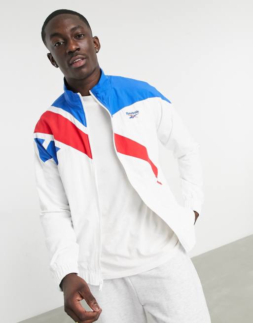 Reebok Classics Vector track jacket in white