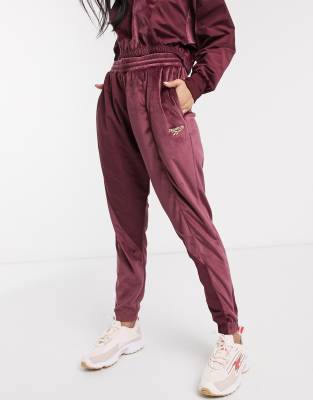 reebok velour pants