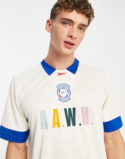 gitaar Trojaanse paard Verschuiving Reebok Classics - Voetbal-T-shirt in wit | ASOS