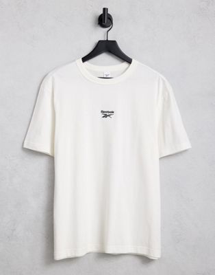 Reebok classics wardrobe essentials boxy t-shirt in white