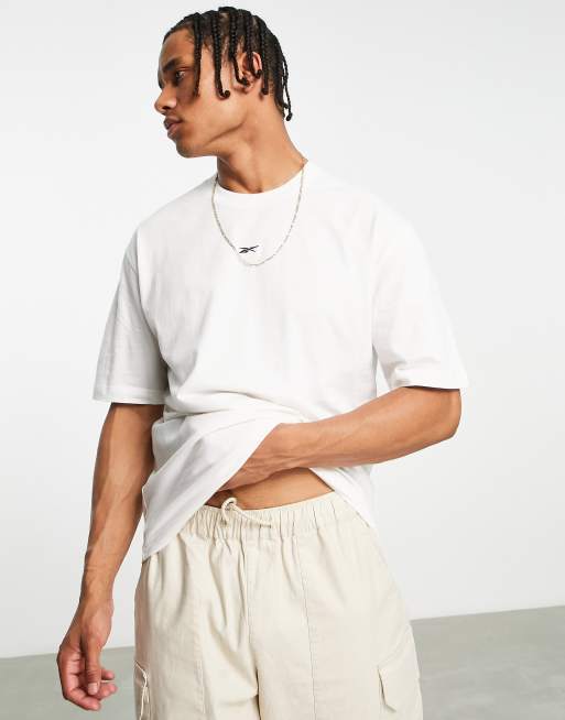 Reebok classic hot sale white shirt