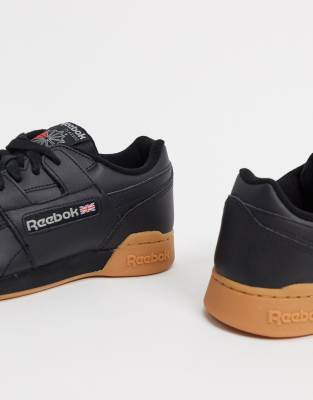 reebok classic workout sneakers with gum sole