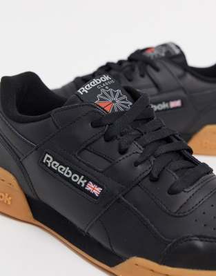 reebok classic workout sneakers with gum sole