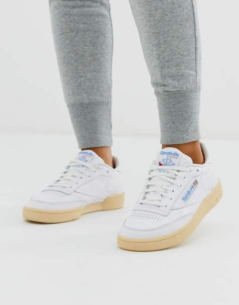 Reebok - Club C 85 - Baskets - Blanc et bleu