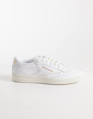 Reebok Blanc Baskets Club C 85 - Image 3