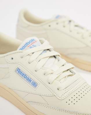 reebok club c 85 chalk trainers