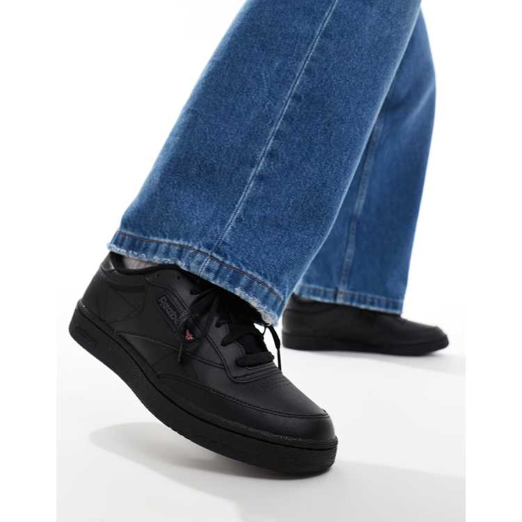 ★送料無料★Reebok リーボッククラブ C 85 AR0454 TRIPLE BLACK Buty Reebok - Club C 85 AR0454 Black - Ceny i opinie - Ceneo.pl