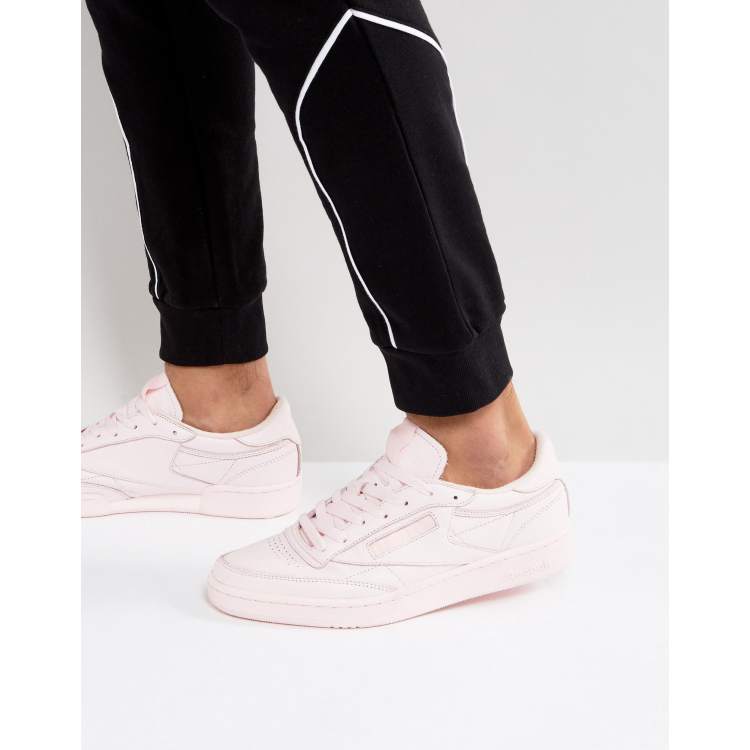 Reebok club c store mens pink