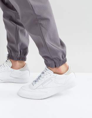 Reebok Club C 85 Trainers In White And Silver for Women