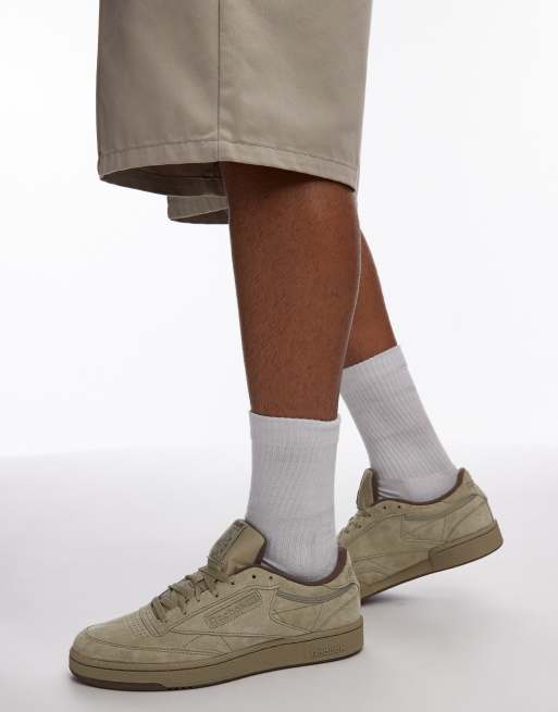 Reebok – Club C 85 – Jasnozielone buty sportowe 