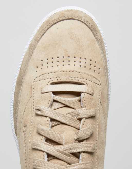 Reebok beige clearance daim