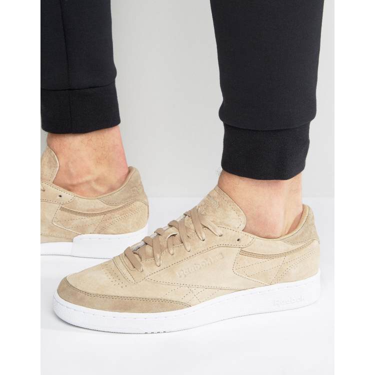 Beige suede reebok outlet classics