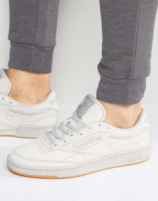 encanto bolsillo piso Reebok Club C 85 Mono Sneakers In Gray BD1886 | ASOS