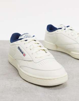 reebok club c 85 mu trainers in retro white