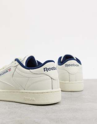 reebok club c 85 mu trainers in retro white