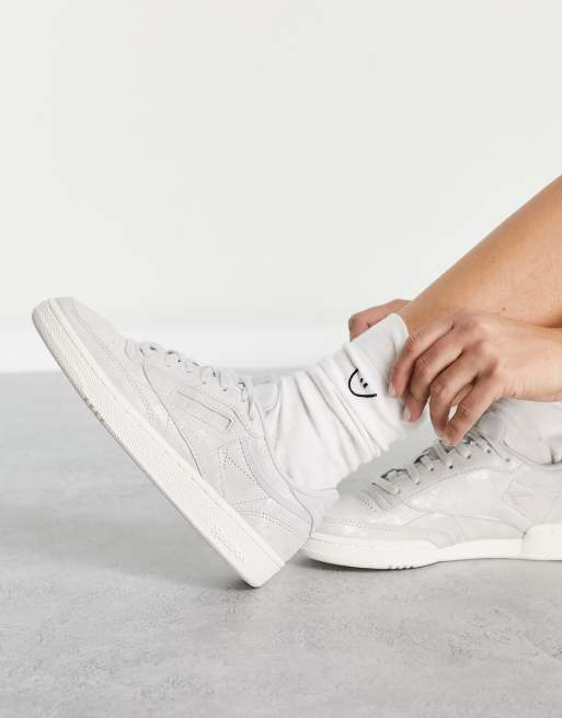 Reebok Club C 85 Sneaker in verwaschenem Grau ASOS