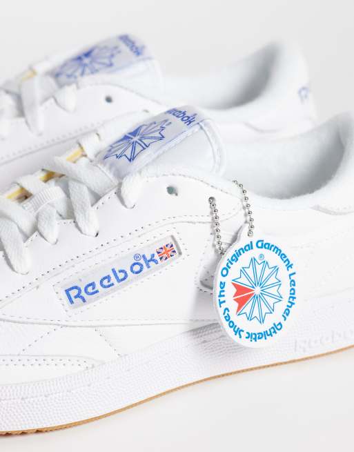 Reebok Club C 85 Sneaker in Weiß mit Gummisohle, 3 von 5