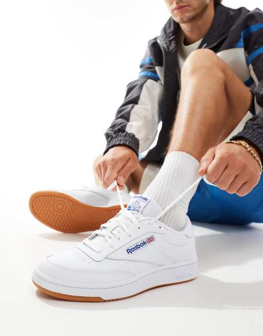 Reebok bianche e blu hot sale