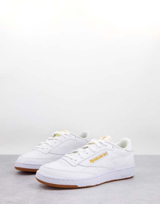 reebok club c uomo oro